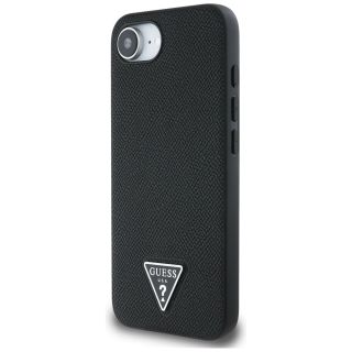 Guess Grained Triangle MagSafe Case for Apple iPhone 16e (GUHMPSE4PGTSPSK)
