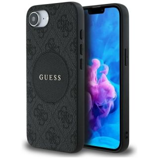 Guess 4G Circle Classic Logo MagSafe Case for Apple iPhone 16e (GUHMPSE4P4PGRSGK)