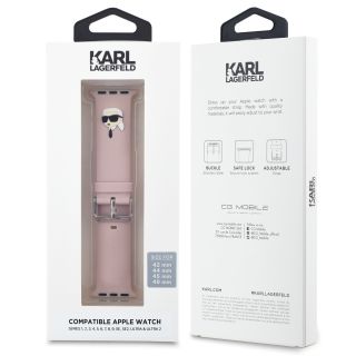 Karl Lagerfeld Karl Head NFT Watch Strap for Apple Watch 42/44/45/46/49 (KLAWLSLKNP)