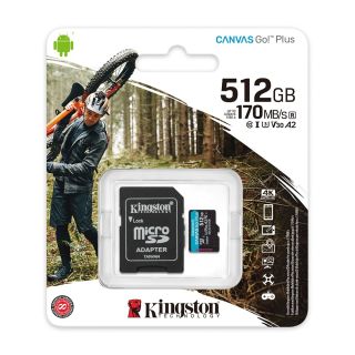 Kingston Canvas Go Memory Card 512GB (SDCG3/512GB)