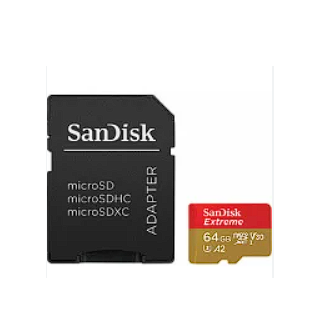 SanDisk Extreme MicroSDXC Memory Card 64GB (SDSQXAH-064G-GN6AA)