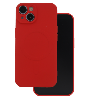 Mocco Simple Color MagSafe Case for Apple iPhone 15 (MC-SCMS-IPH-15-RD)