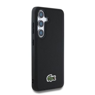 Lacoste Iconic Petit Pique Woven Logo MagSafe Case for Samsung Galaxy S25 (LCHMS25SPVCK)