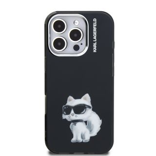 Karl Lagerfeld IML Aquarelle and Choupette Case for Apple iPhone 16 Pro (KLHCP16LHMCHAQK)