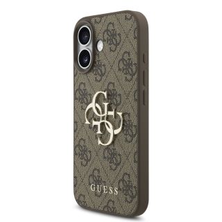Guess PU 4G Metal Logo Strap Case for Apple iPhone 17 (GUHCP17SP4GMGSW)