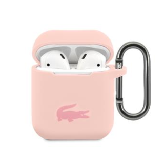 Lacoste Liquid Silicone Glossy Printing Logo Case for Apple AirPods 1/2 (LCA2SI)