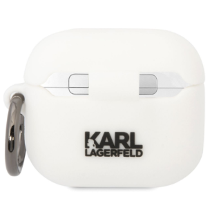 Karl Lagerfeld 3D Logo NFT Karl Head Silicone Case for Apple AirPods 3 (KLA3RUNIKH)