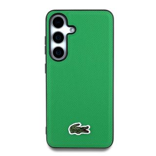 Lacoste Iconic Petit Pique Woven Logo MagSafe Case for Samsung Galaxy S25 (LCHMS25SPVCN)