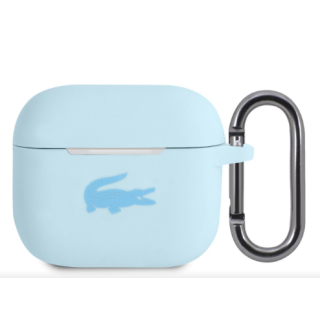 Lacoste Liquid Silicone Glossy Printing Logo Case for Apple AirPods 3 (LCA3SLB)