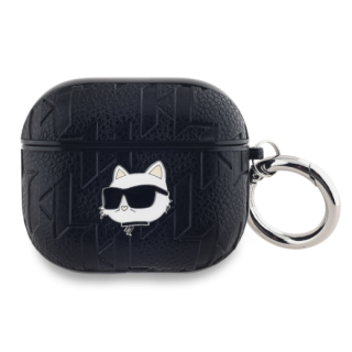 Karl Lagerfeld PU Embossed and Choupette Head Case for Apple AirPods 3 (KLA3PGCHPK)