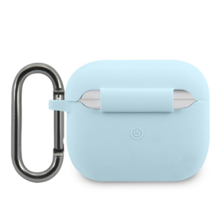 Lacoste Liquid Silicone Glossy Printing Logo Case for Apple AirPods 3 (LCA3SLB)