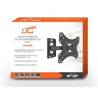 Lamex LXLCD136 Wall mounted TV bracket up to 43" / 22kg (LXLCD136)