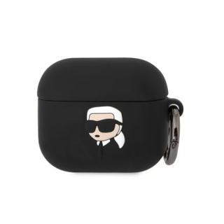 Karl Lagerfeld 3D Logo NFT Karl Head Silicone Case for Apple AirPods 3 (KLA3RUNIKK)