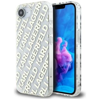 Karl Lagerfeld IML Repeat Logo Case for Apple iPhone 16e (KLHCPSE4HKFOEMD)