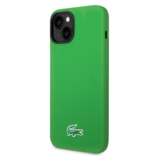 Lacoste Liquid Silicone Microfiber Croc Logo MagSafe Case for Apple iPhone 14 (LCHMP14SSLON)