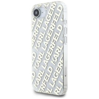 Karl Lagerfeld IML Repeat Logo Case for Apple iPhone 16e (KLHCPSE4HKFOEMD)
