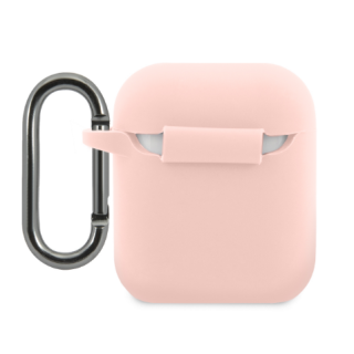 Lacoste Liquid Silicone Glossy Printing Logo Case for Apple AirPods 1/2 (LCA2SI)