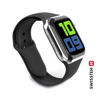 Swissten Silicone Band for Apple Watch 1/2/3/4/5/6/SE / 42 mm / 44 mm (46000111)