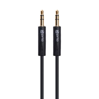Prio Aux Audio Cable 3.5 mm -> 3.5 mm 1.2m Black (15085)