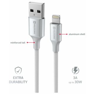 Swissten Textile II USB - Lightning Data and Charging cable 1.5m (71523310)