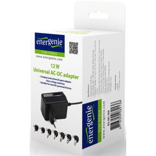Energenie 12W Universal AC-DC Charger (EG-MC-008)