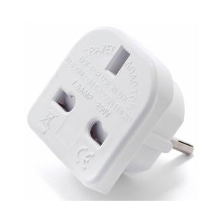 Gembird Travel Adapter UK -> EU (220V) (A-AC-UKEU-001)