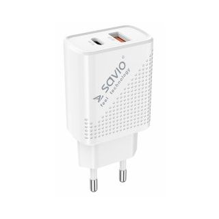 Savio LA-04 Wall USB charger Quick Charge PD 3.0 Charger 18W (LA-04)