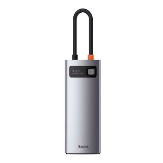 Baseus Metal Gleam Series Hub 5in1 / USB-C to 3x USB 3.0 / HDMI / USB-C PD (CAHUB-CX0G)