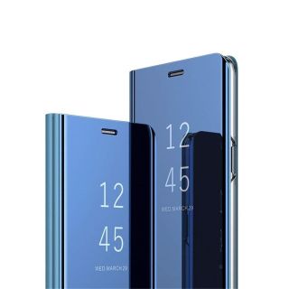 Mocco Clear View Cover Case For Samsung Galaxy S23 Blue (MO-CL-SA-S23-BL)