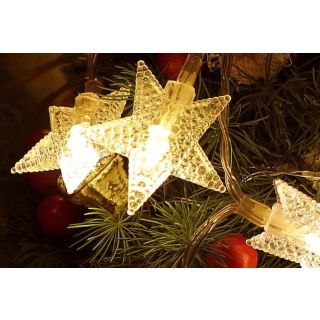 RoGer LED Lights String of Stars 100 LED / Warm-White / 10m (RO-SSL-LED-10M)