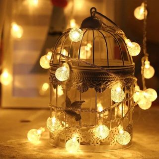 RoGer Bulb String Lights 100 LED Warm-White 10m (RO-BSL-LED-10M)