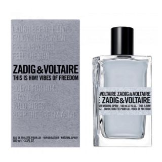 Zadig & Voltaire This Is Him! Vibes Of Freedom Perfume EDT 50ml (3423222048358)