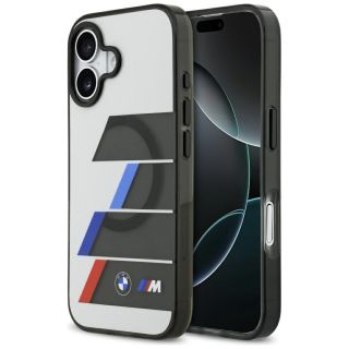 BMW M IML Metal Buttons Tricolor Lines MagSafe Case for Apple iPhone 17 (BMHMP17S25HTTRIA)