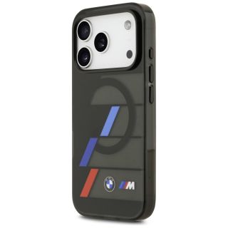BMW M IML Metal Buttons Tricolor Lines MagSafe Case for Apple iPhone 17 Pro (BMHMP17L25HTTRIK)