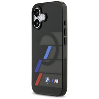 BMW M IML Metal Buttons Tricolor Lines MagSafe Case for Apple iPhone 17 (BMHMP17S25HTTRIK)