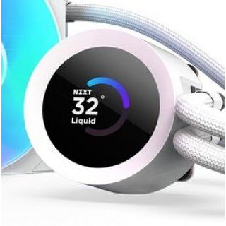 NZXT Kraken Plus Water Cooler 240 / RGB / LCD (RL-KR240-W2)