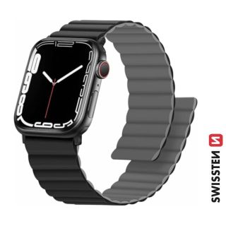 Swissten Silicone Magnetic Band for Apple Watch 42 / 44 / 45 / 49 mm (46000511)
