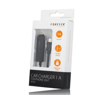 Forever M-02 2.1A (12V / 24V) Car Charger + Lightning Cable 1.2m (T_0014813)