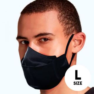 Mocco Textile two-layer reusable masks L size Black (MO-MAS-L-BK)