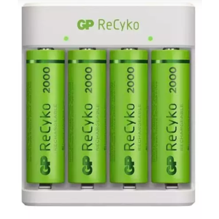 GP B51414 USB Battery Charger 4 x AAA 2000mAh (B51414)