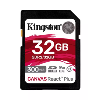 Kingston Technology Canvas React Plus SDHC Memory Card 32GB (SDR2/32GB)