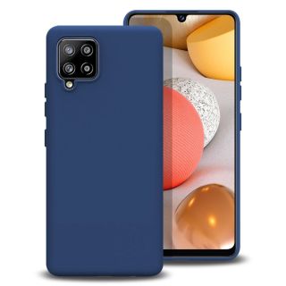 Mocco Liquid Silicone Soft Back Case for Samsung Galaxy A42 5G Blue (MO-LQ-SA-A42-BL)
