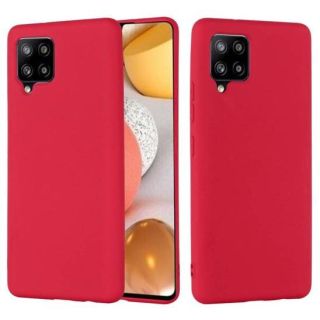 Mocco Liquid Silicone Soft Back Case for Samsung Galaxy A42 5G Red (MO-LQ-SA-A42-RE)