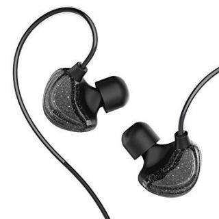 UiiSii CM5-L Premium Hi-Res Original Sport Earphones with Microphone and Volume Control / 3.5mm / 1.2m (IT-CM5-L/BK)