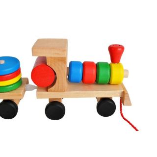 RoGer Wooden Educational Train Sorter Bricks (RO-XL-8243)