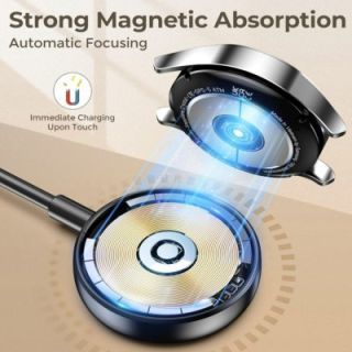 Swissten Wireless 2in1 Charging Cable for Samsung Galaxy Watch / 2x USB-C / USB 1.2m (22065512)