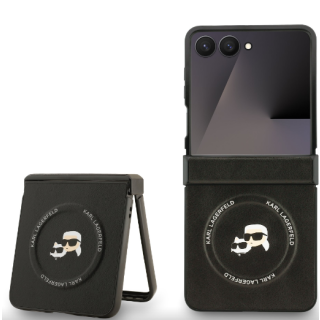 Karl Lagerfeld Karl&Choupette Pins MagSafe Case for Samsung Galaxy Z Flip7 (KLHMZF7PSMLRKCK)