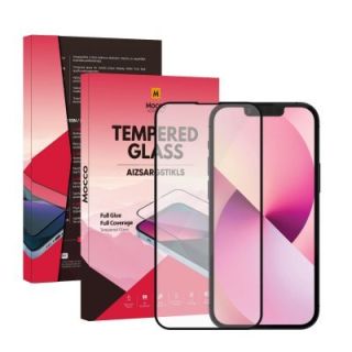 Mocco Full Glue Signature Edition Tempered Glass Full Coverage with Frame Apple iPhone 16 (MO-GP-IPH-16-BK)