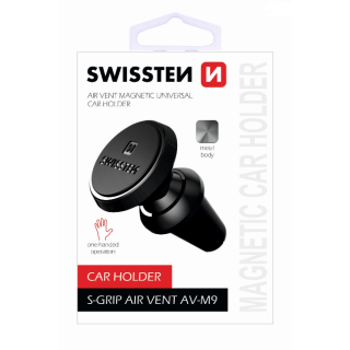 Swissten S-Grip AV-M9 Universal Car Air Vent Holder For Devices (SW-GRP-AVM9BK)