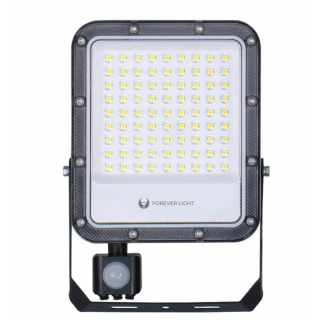 Forever Light PROXIM+ 50W 6500K 7500lm PIR 230V IP65 150lm/W LED spotlight (RTV200089)